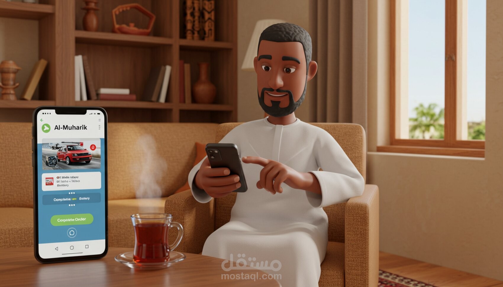 تصميم اعلان اعلان احترافي لشركة المحرك