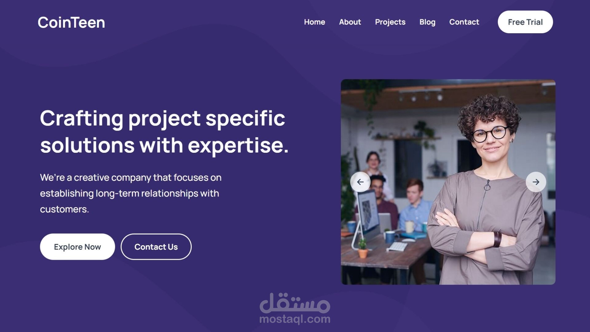 تصميم وبناء صفحة هبوط