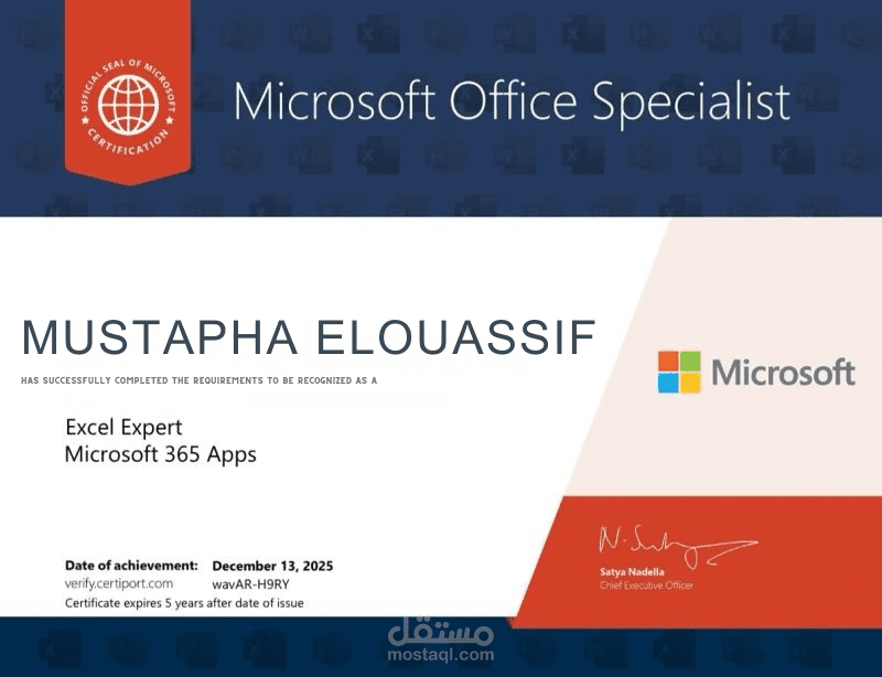 Microsoft Office Specialist: Excel Expert (MOS Excel Expert)