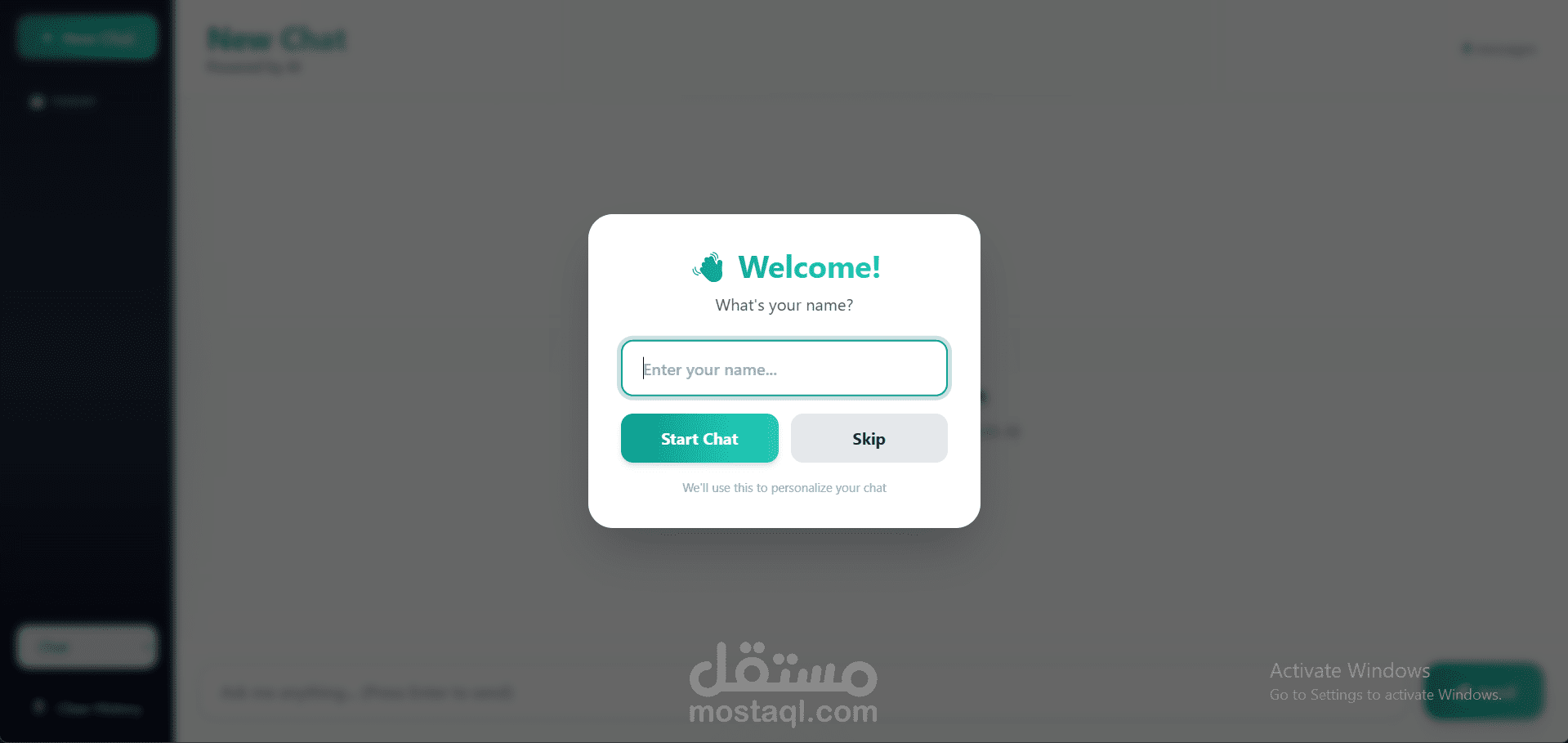 شات بوت ذكي متكامل مع Google Gemini وOpenAI