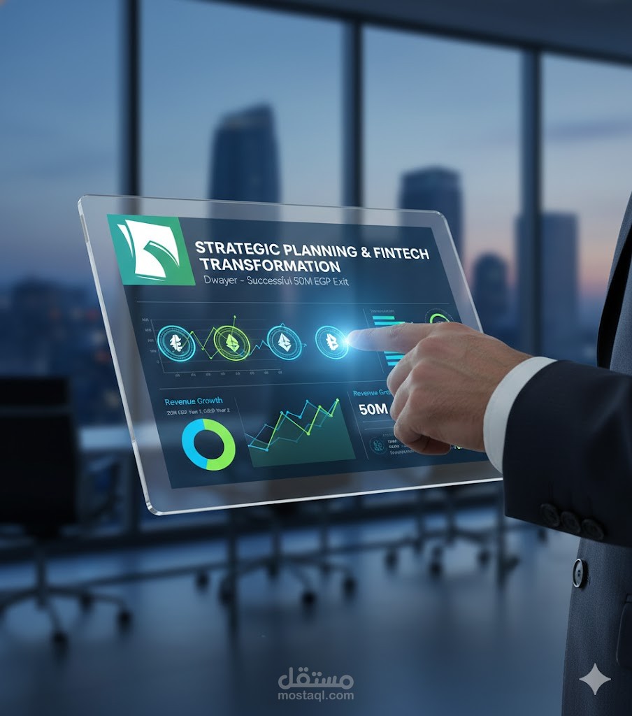 هندسة النمو وتأهيل شركة "Dwayer" للتحول الرقمي والخروج الاستثماري (Exit).