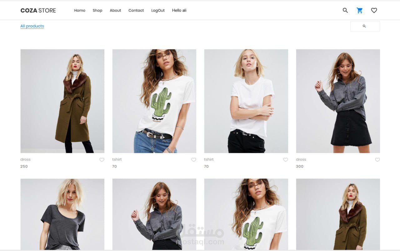 تصميم وتطوير موقع للتجارة الإلكترونية