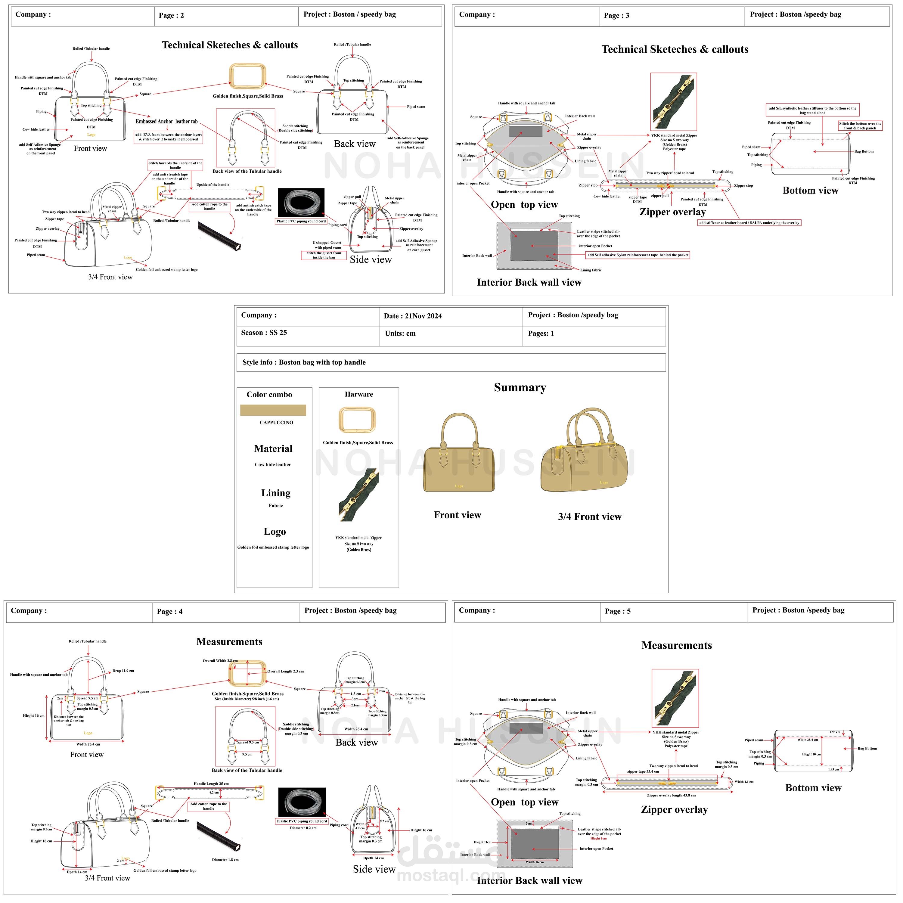 Boston /speedy bag with top handle