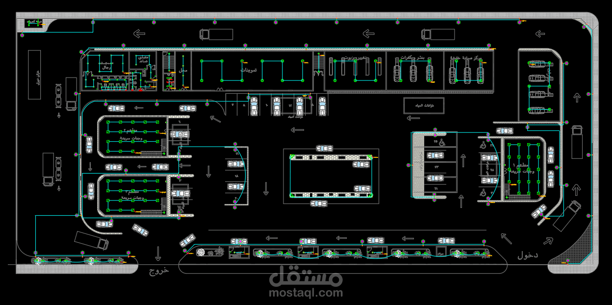 Conducting design for substation in, KSA, Al-Qassim