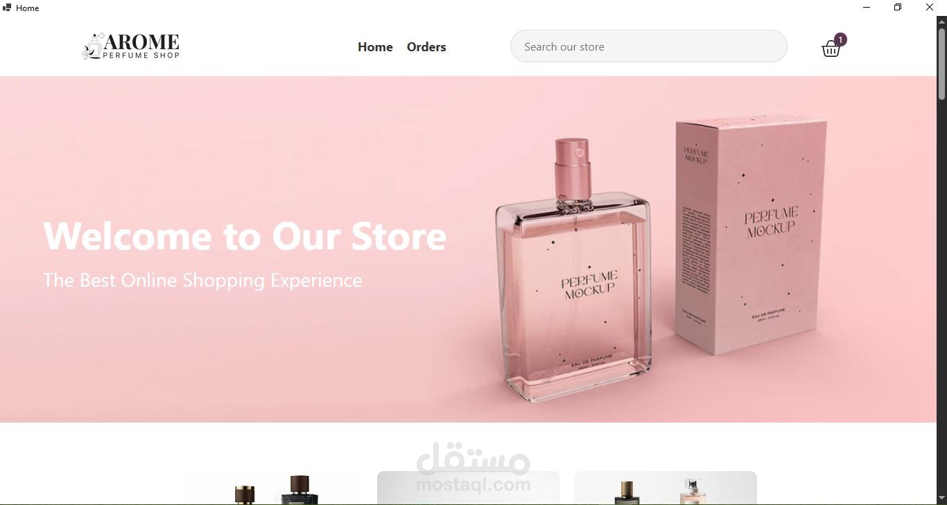 Perfume E-Commerce System