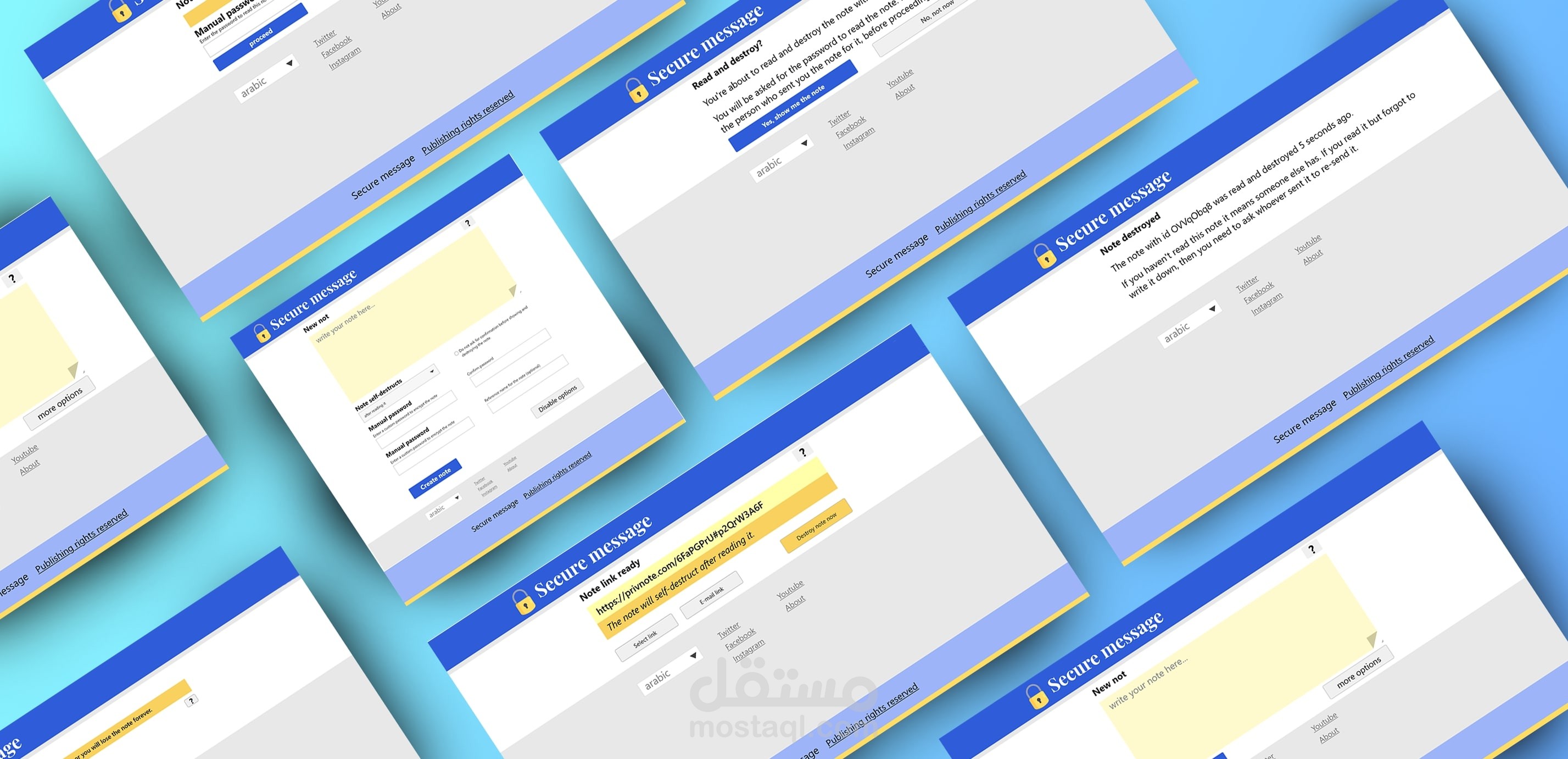 Secure message api web app تطبيق ارسال ملاحظة مشفرة عنطريق Django فريم ورك API