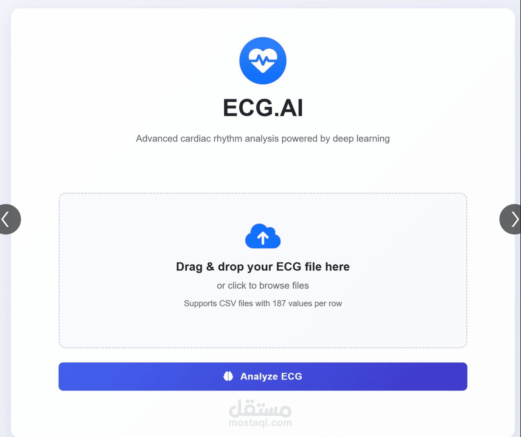 ECG AI Classification System – Hybrid CNN-LSTM Model