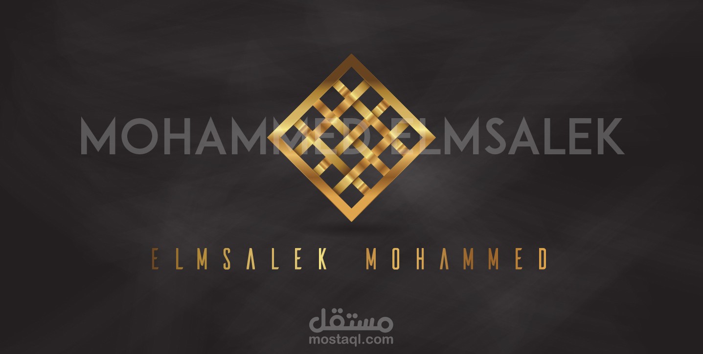 شعار ذهبي احترافي