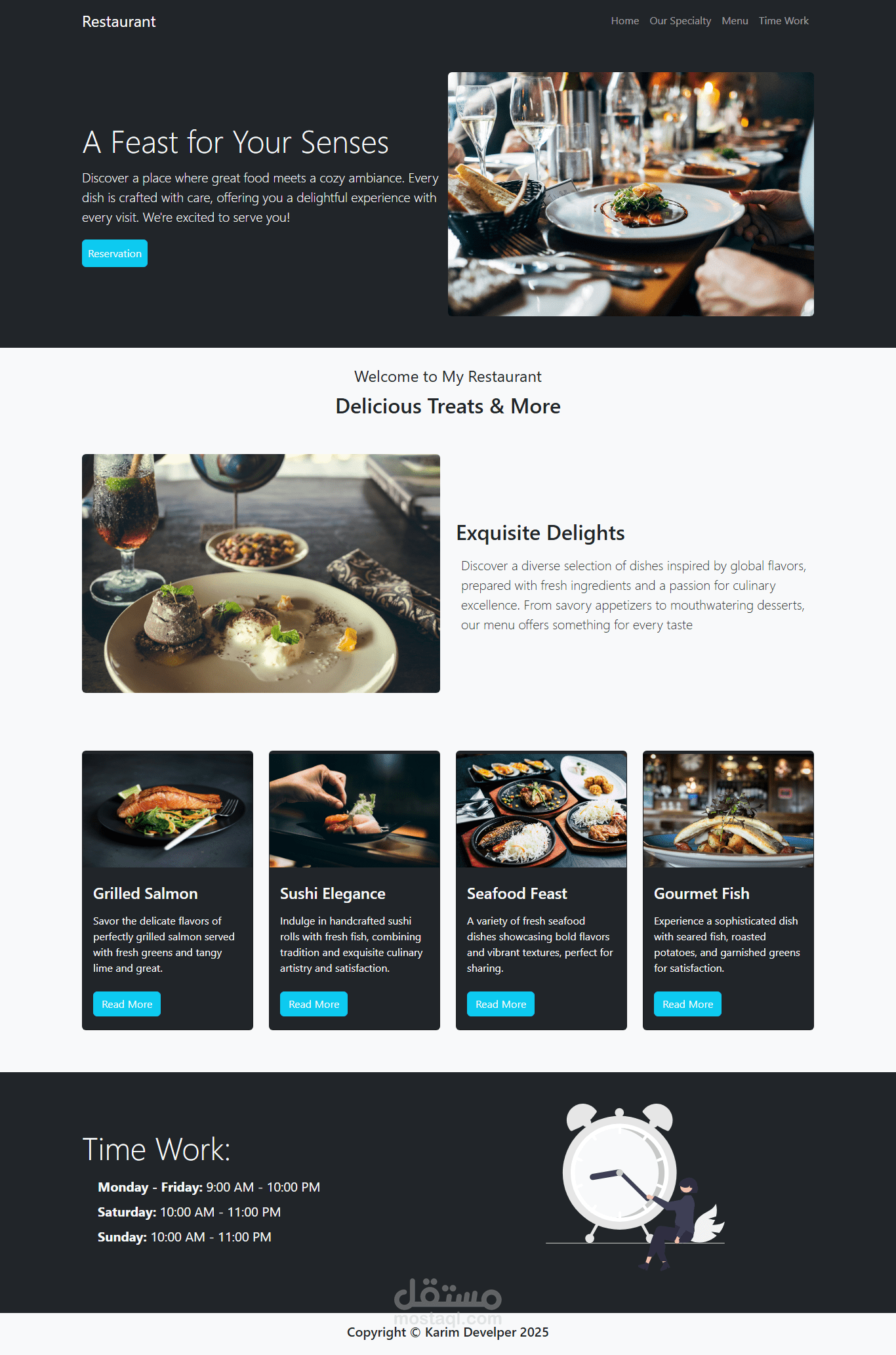 تصميم صفحات هبوط بشكل مميز ومتقن landing page