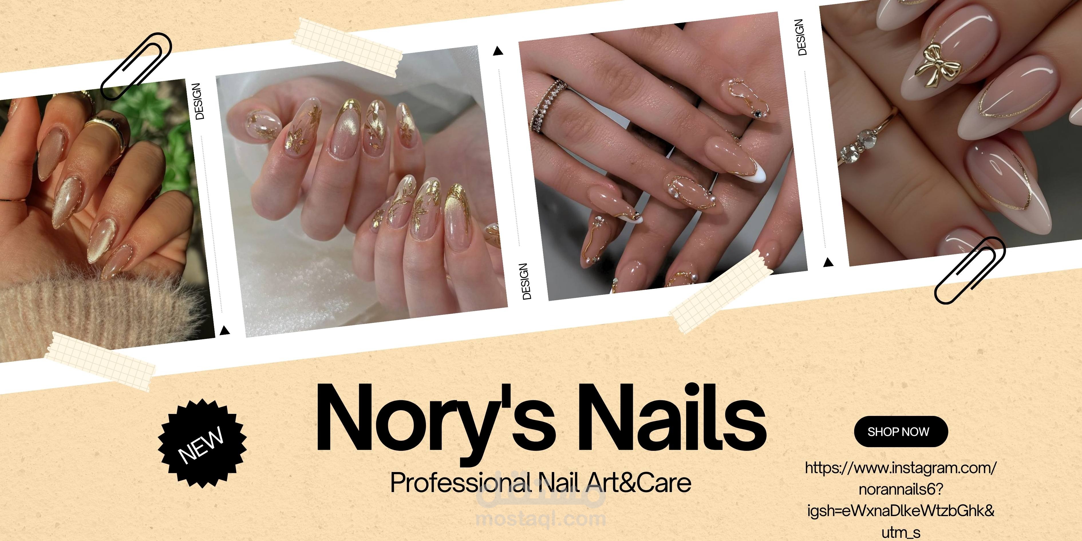 Beauty & Nails Banner Design