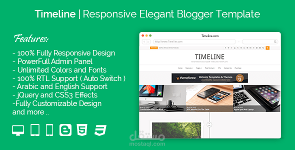 Timeline - Responsive Blogger Timeline Template | On ThemeForst