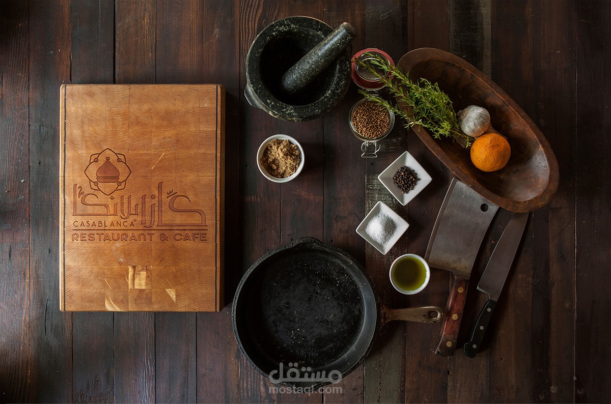 تصميم منيو مطعم