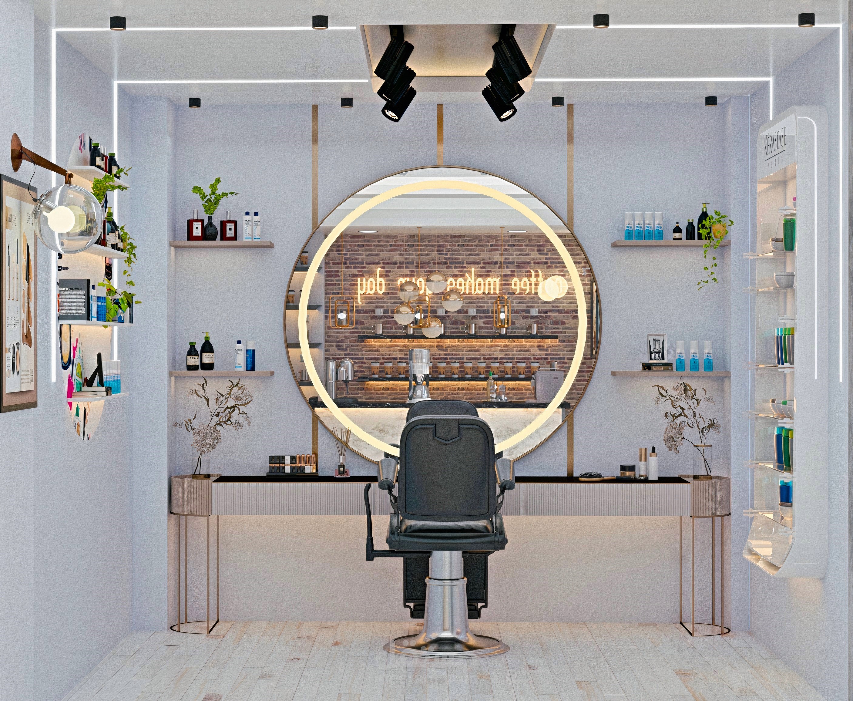 makup room