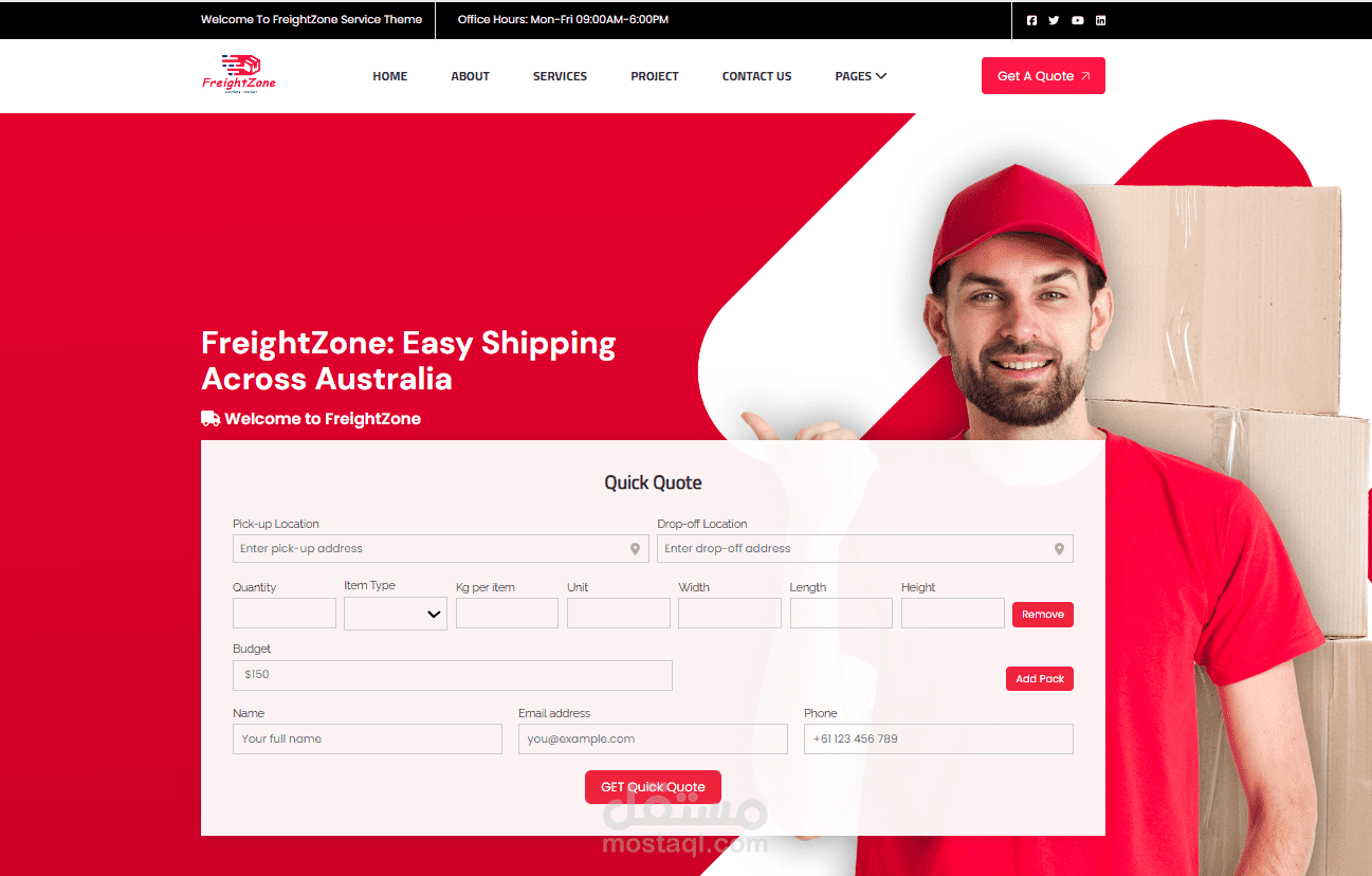 FreightZone: Easy Shipping Across Australia