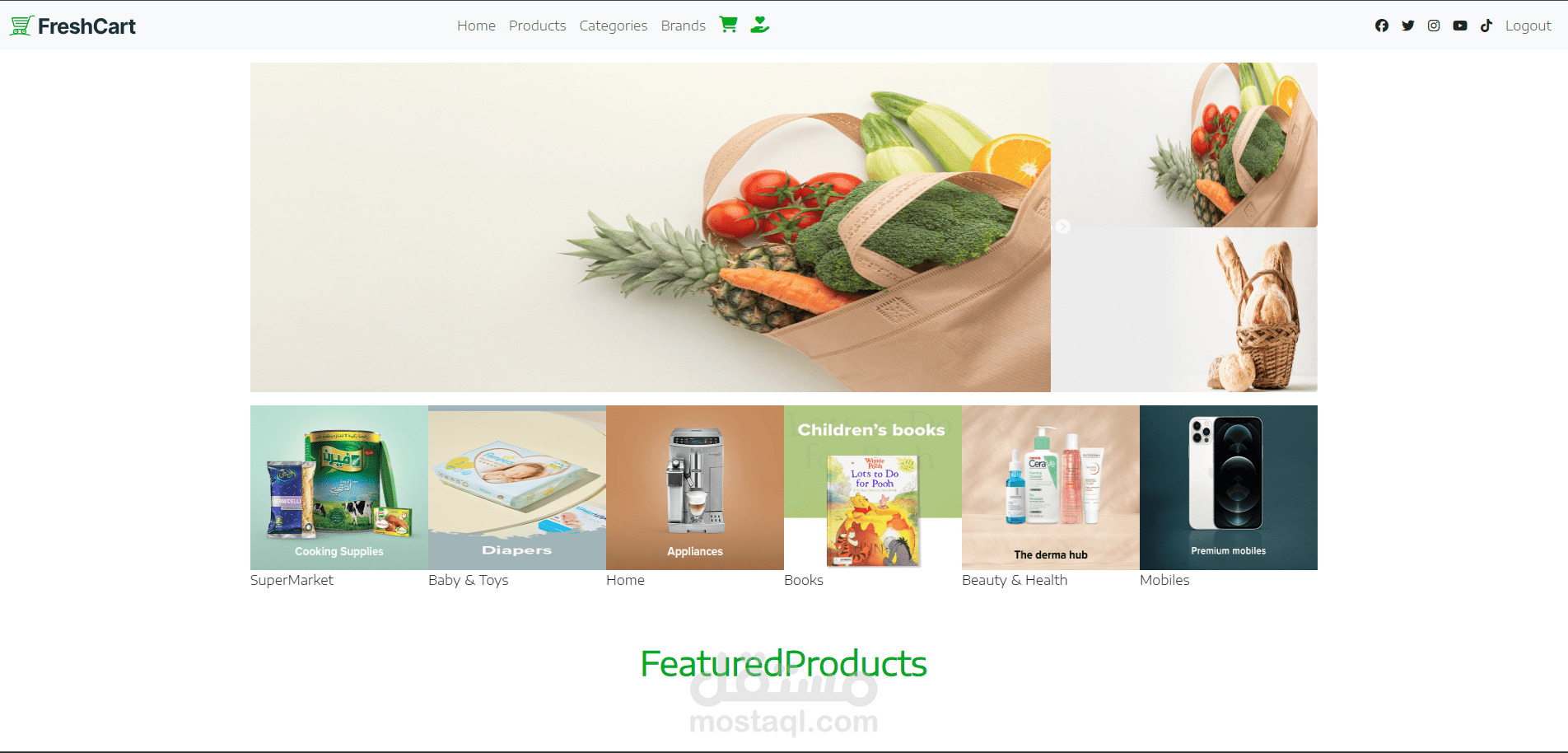 Fresh Cart E-commerce