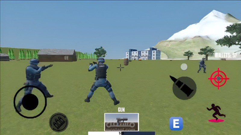 لعبة Multiplayer 3d 3rd person shooter