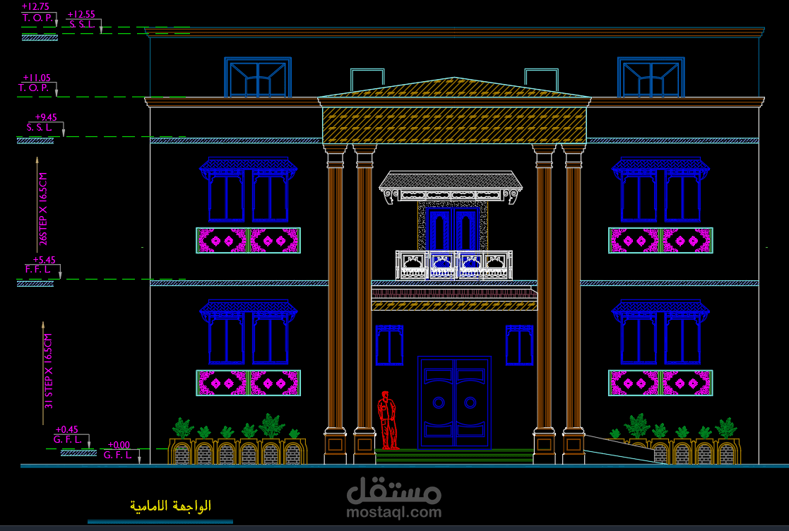 تصميم فيلا باللملكة العربية السعودية