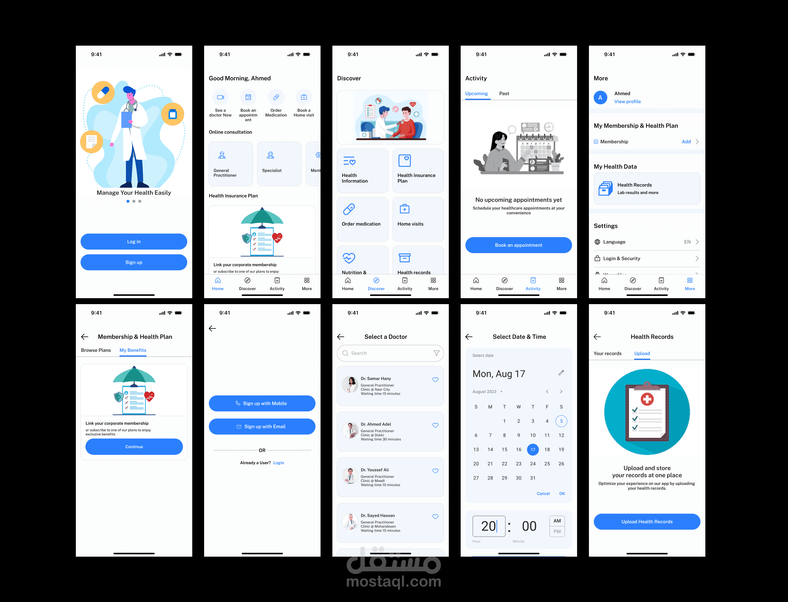 Taj Alafia Mobile App Design
