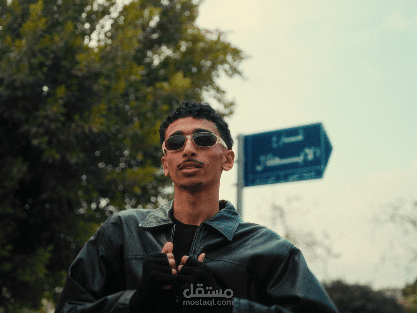 فيديو كليب لمغنى راب