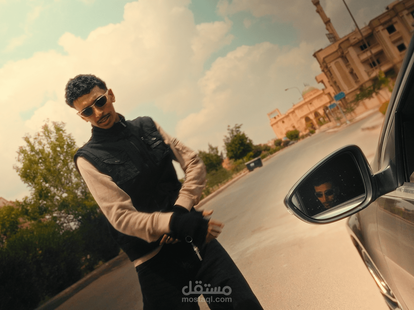 فيديو كليب لمغنى راب