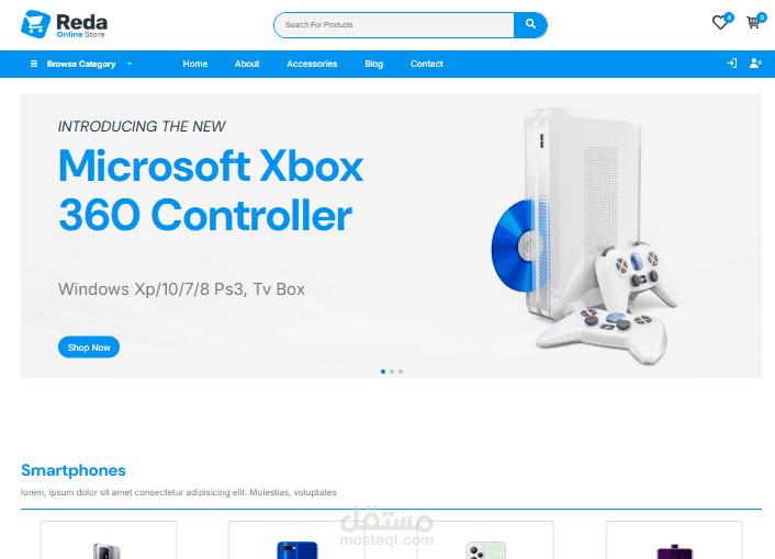 E-commerce Website (React JS)