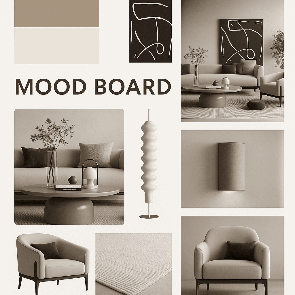 Modern Minimalist Living Space