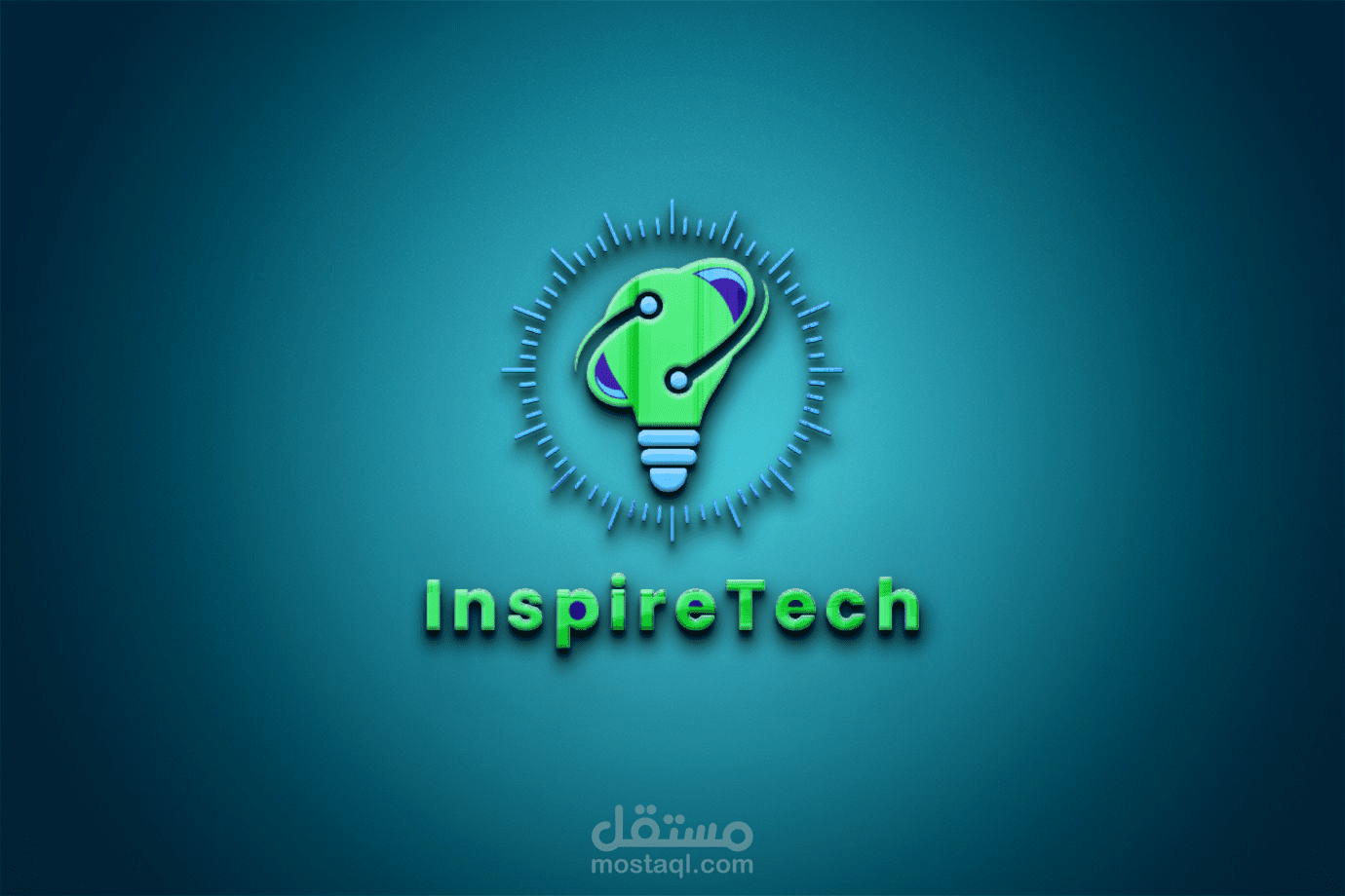 تصميم لوجو بعنوان Inspire Tech