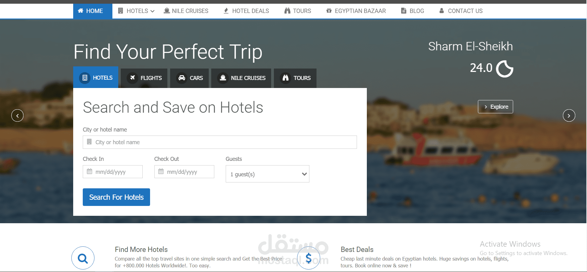 Egyptouring Website