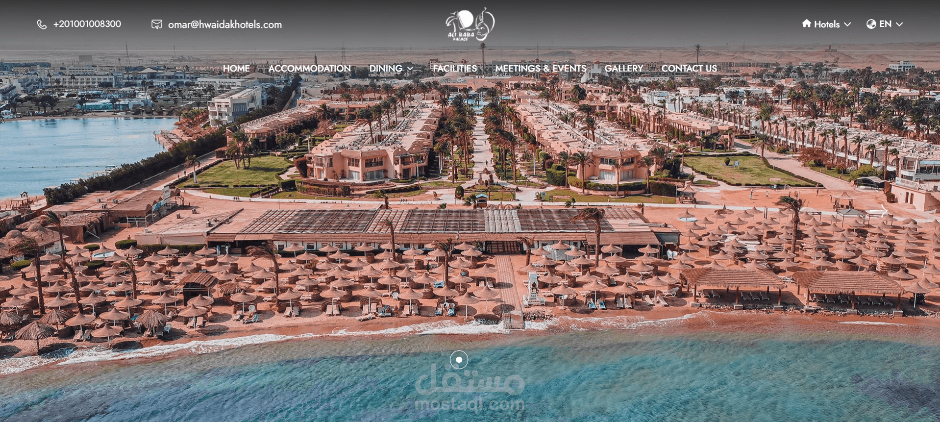 Hwaidak Hotels Website