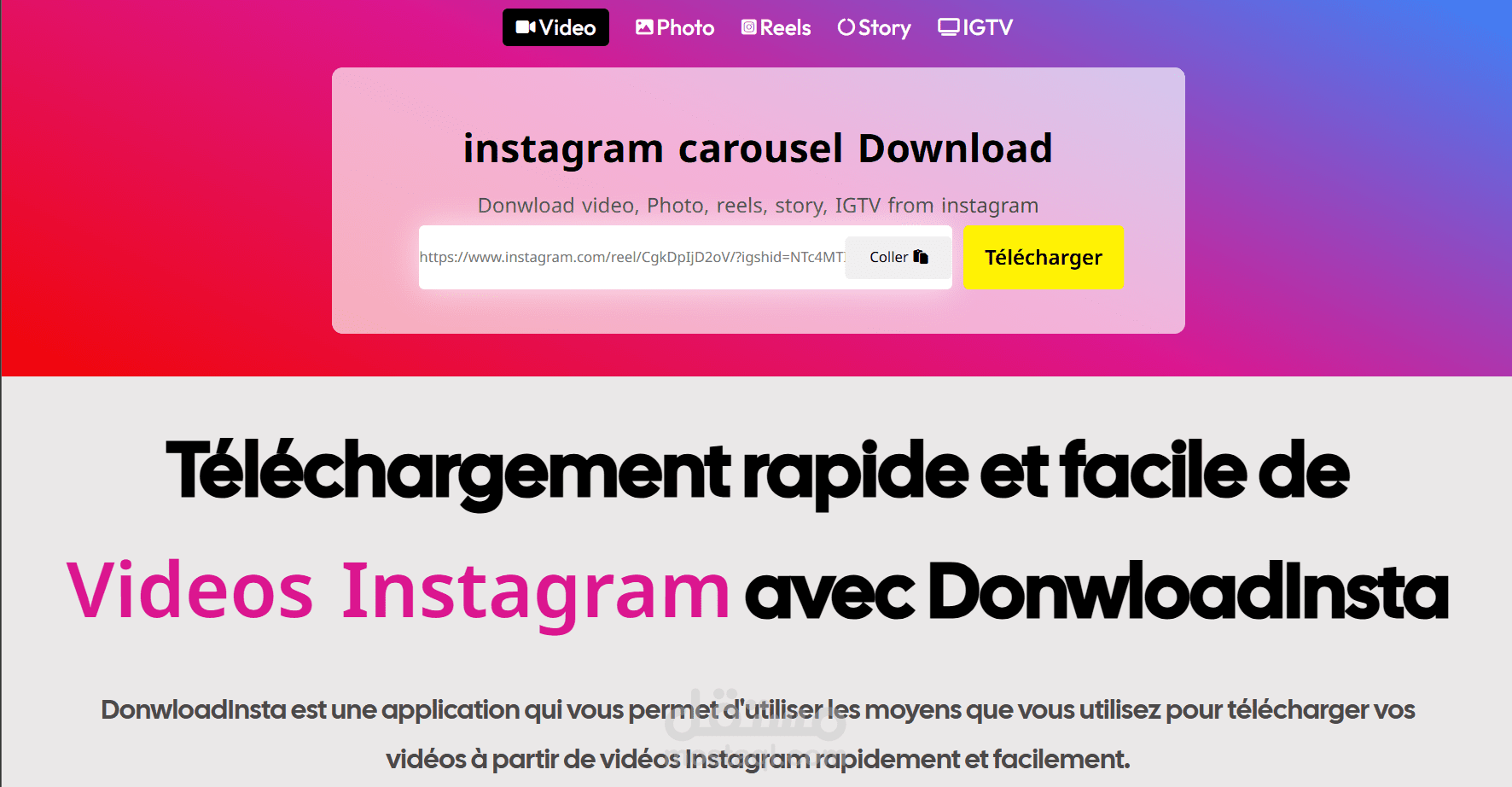 Instagram Downloader