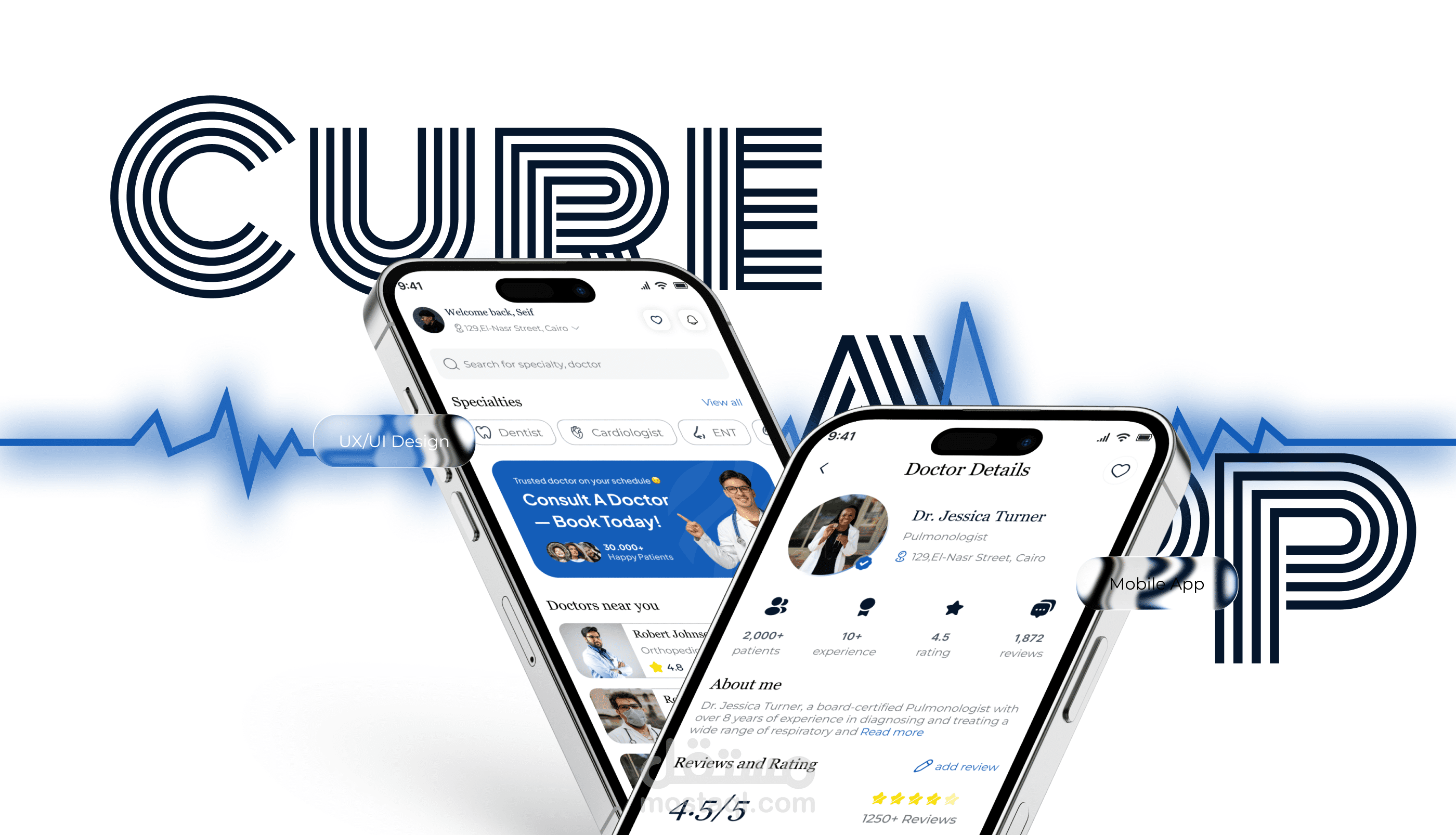 Cure booking web app