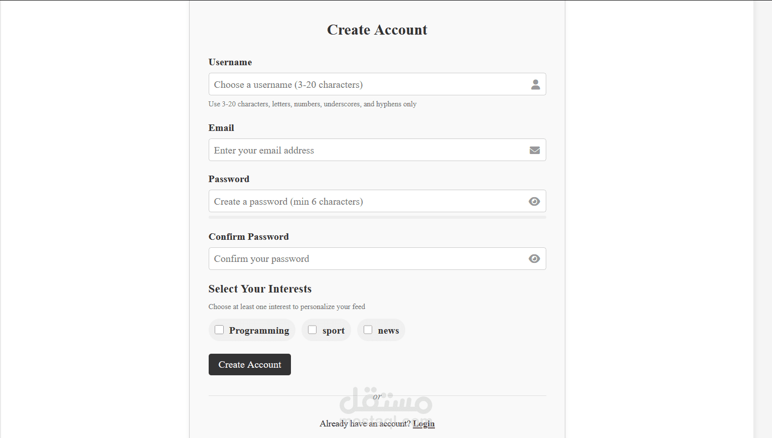 Online Article & Comment Sharing Platform
