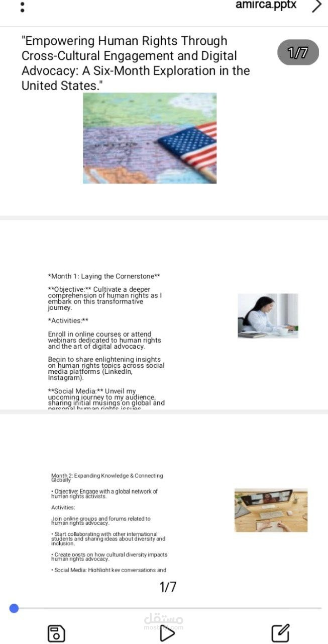 ست شهور فى أمريكا لمعرفه الفروق بين حقوق الانسان