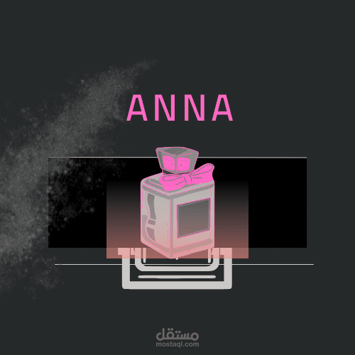 تصميم لهوية بصرية لبراند عطور Anna، يعكس الفخامة والأناقة والرقي في منتجات العطور