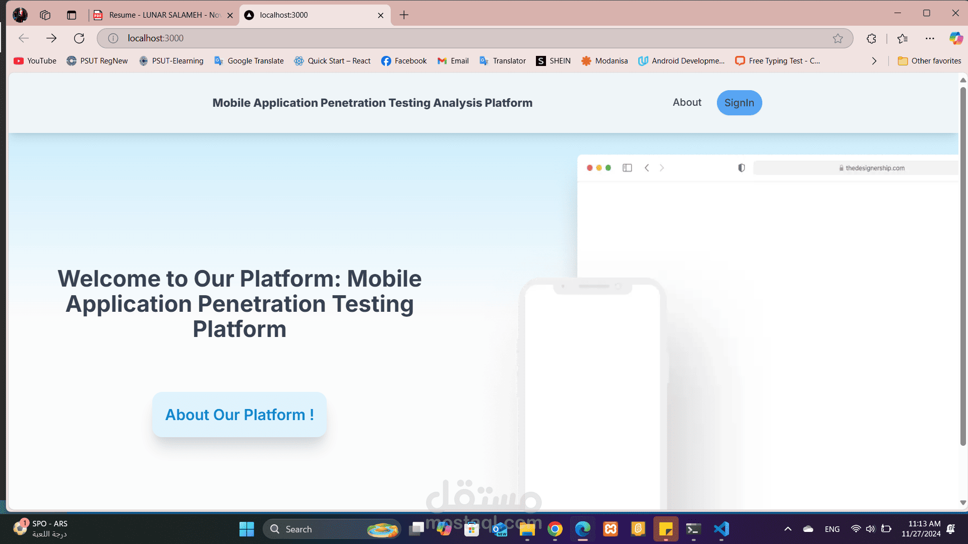 Android Mobile Application Penetration Testing Platform | مستقل
