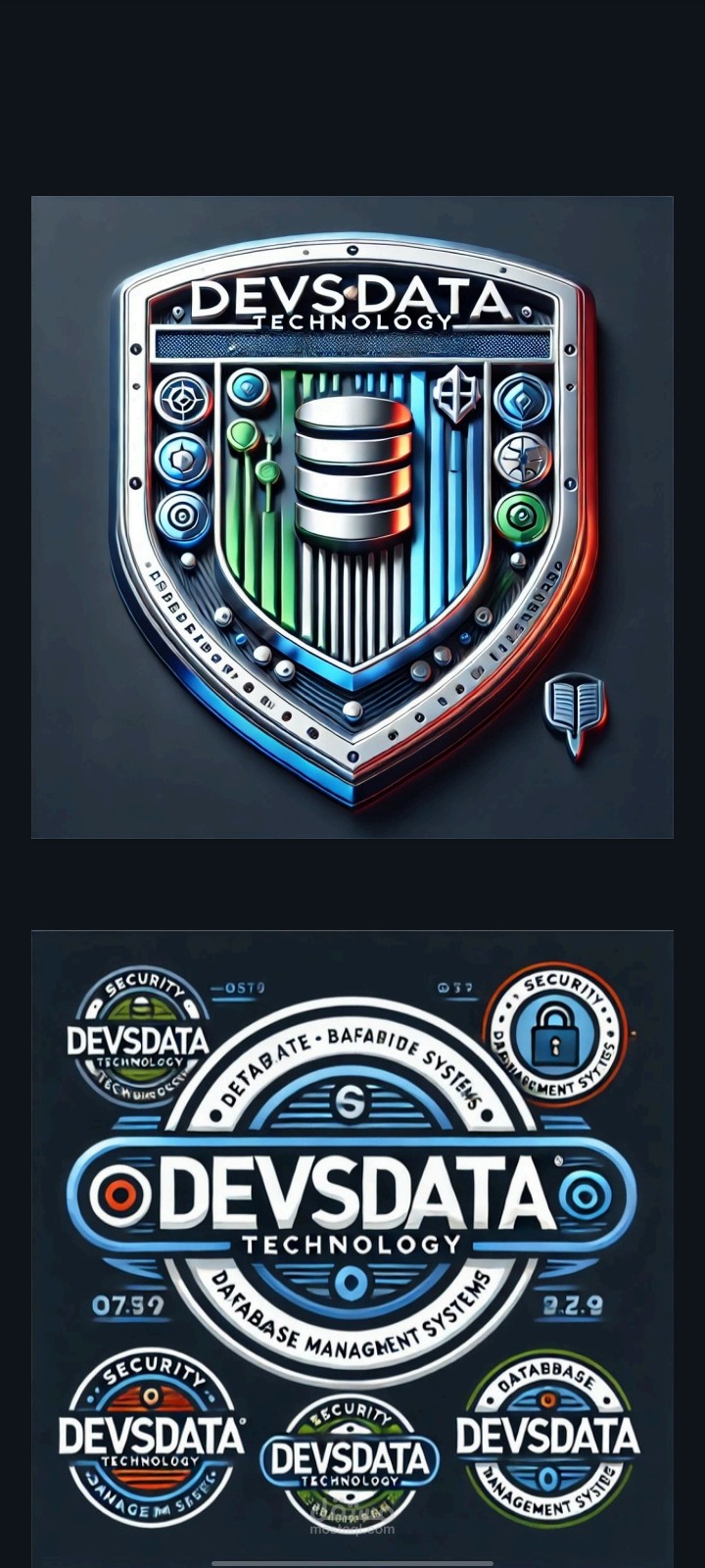 Security and the database management logo