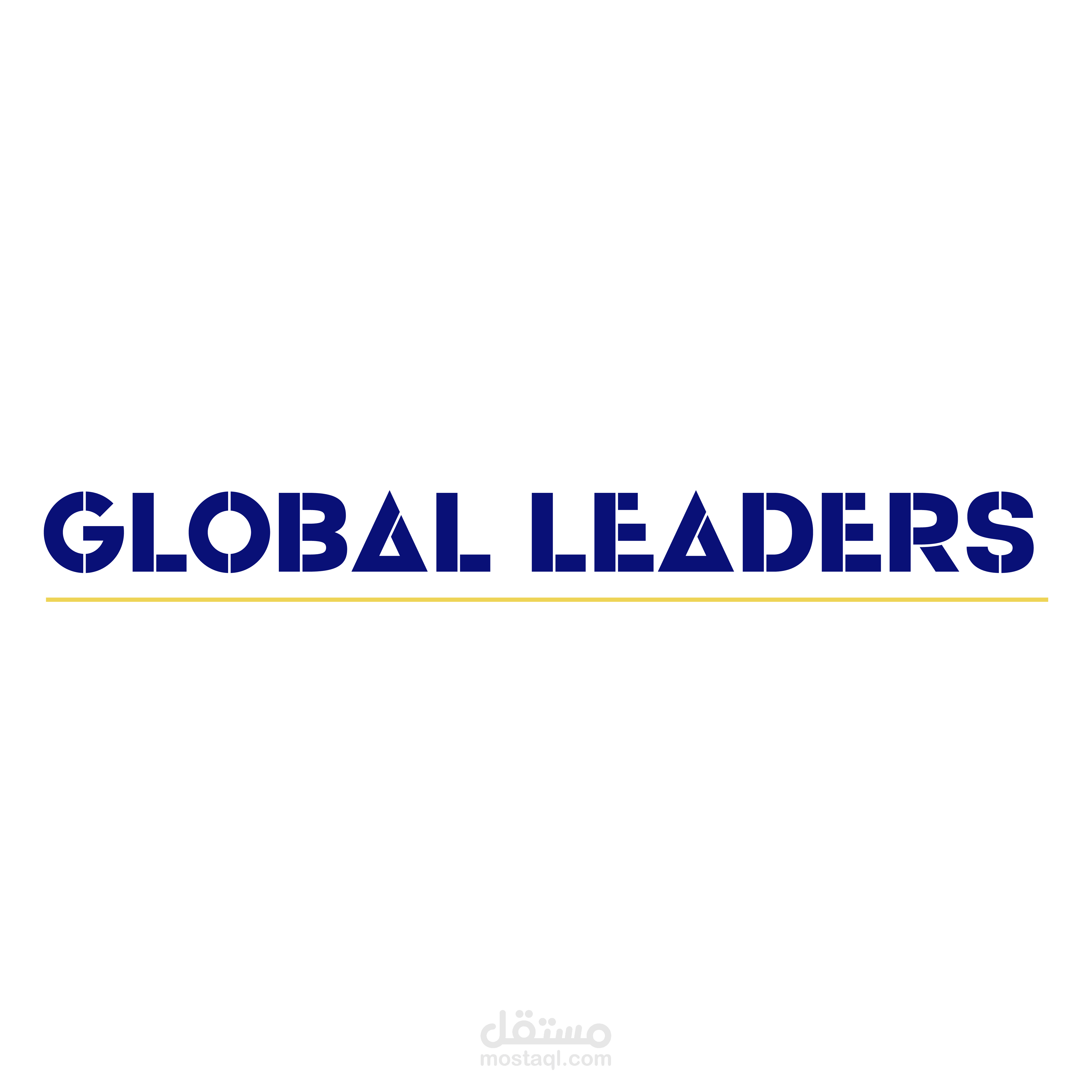 تصميم هوية بصرية ل global leaders camp