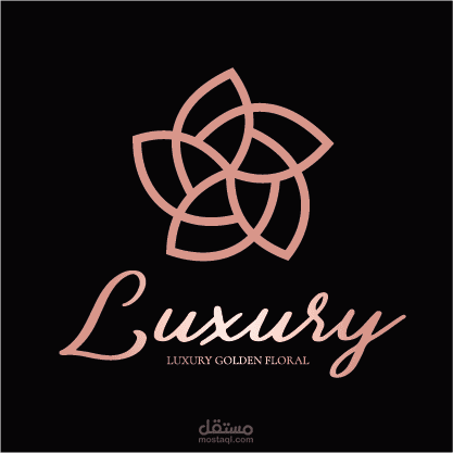 Luxury: رمز الأناقة والزهور الذهبية الفاخرة
