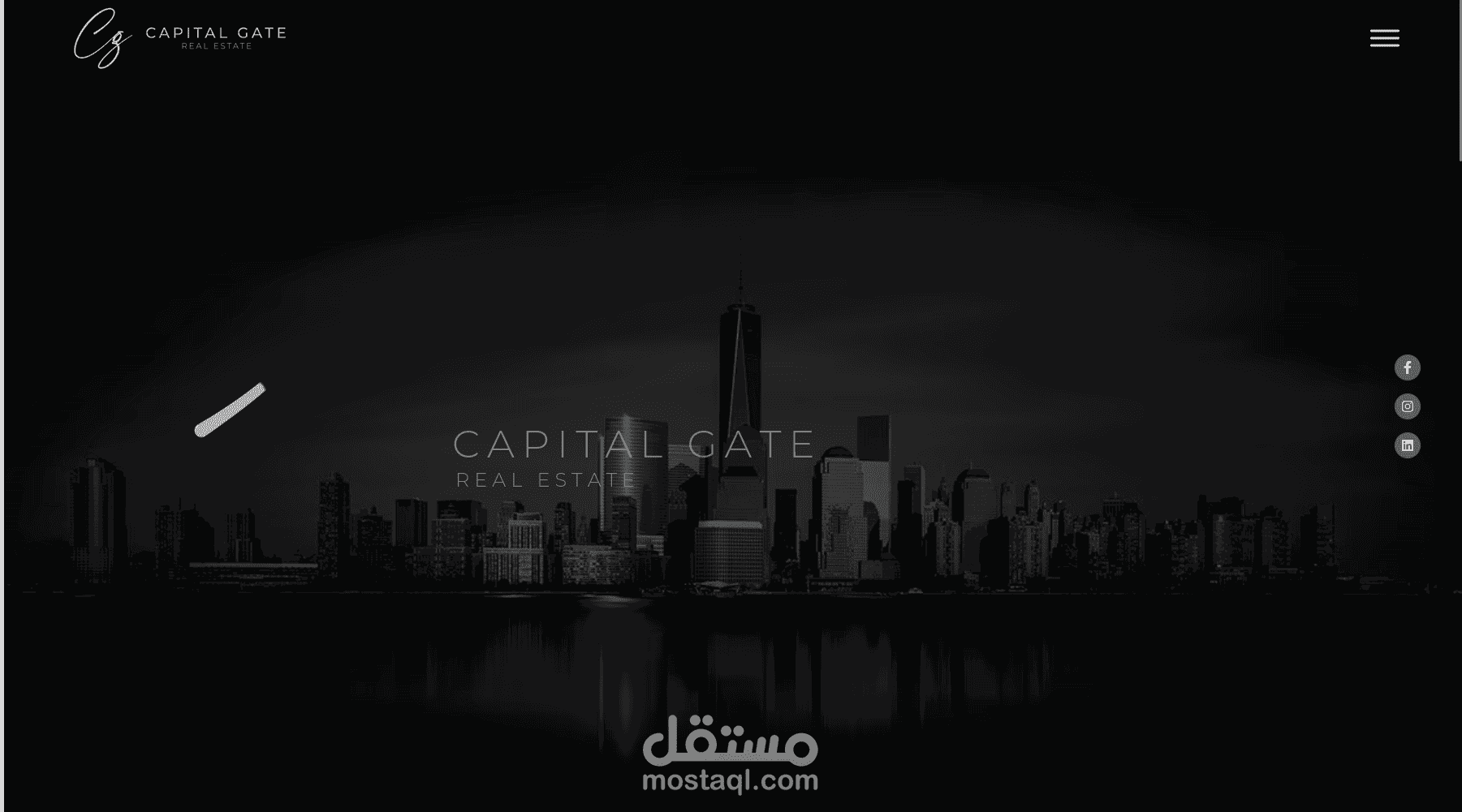 موقع Capital Gate – شركة وساطة عقارية