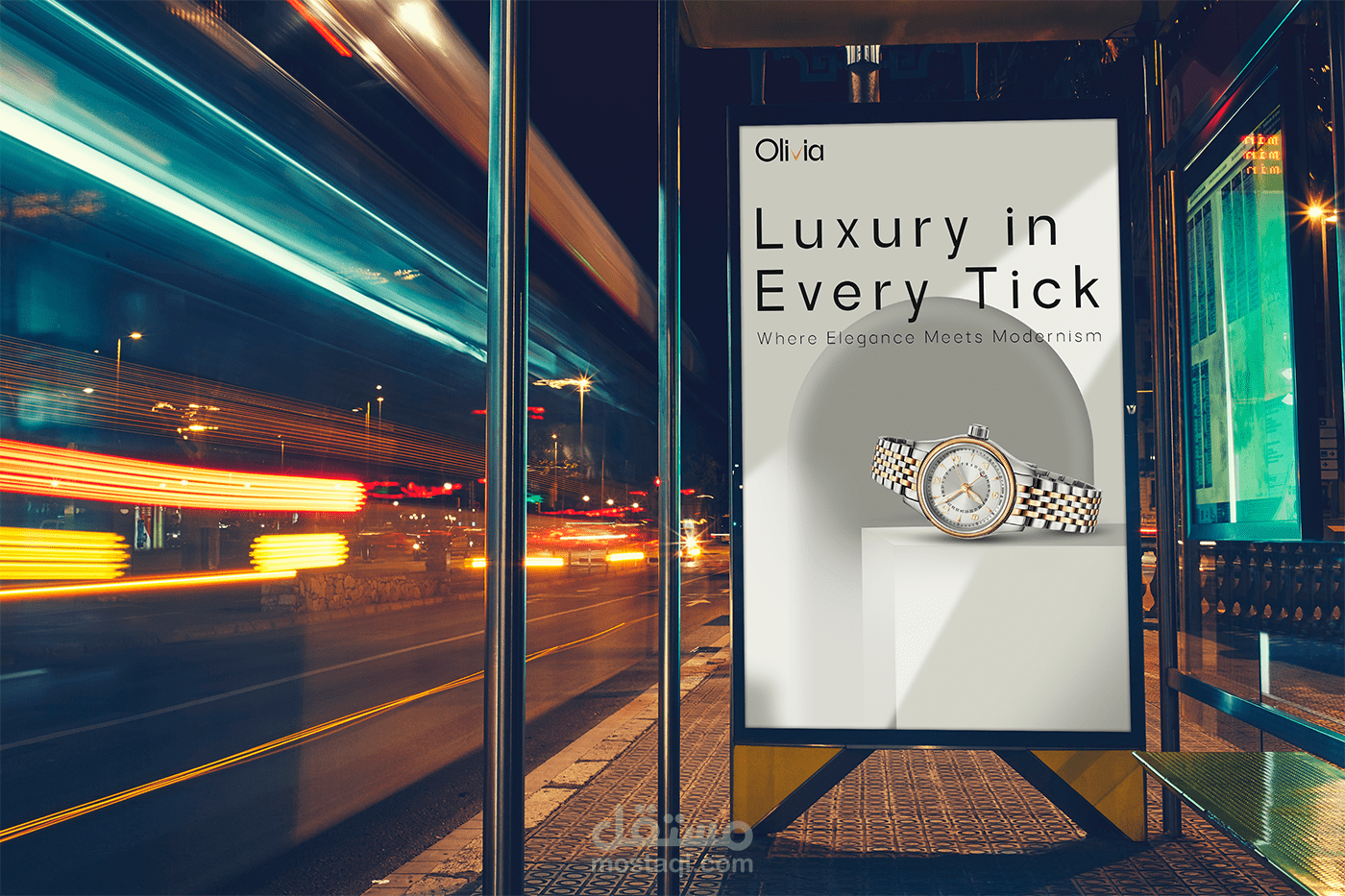 لوجو وهويه بصريه لشركه مختصه في صناعه الساعات النسائية