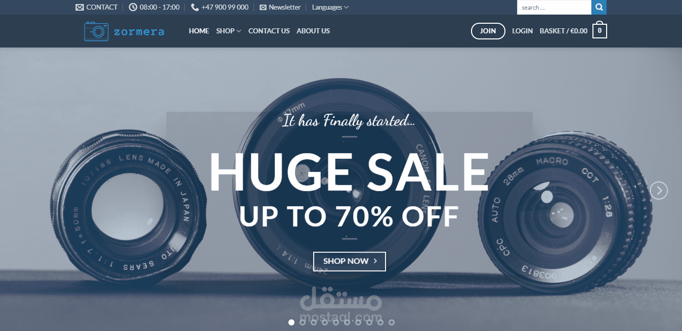The Most Seller theme in Wordpress (woocommerce )