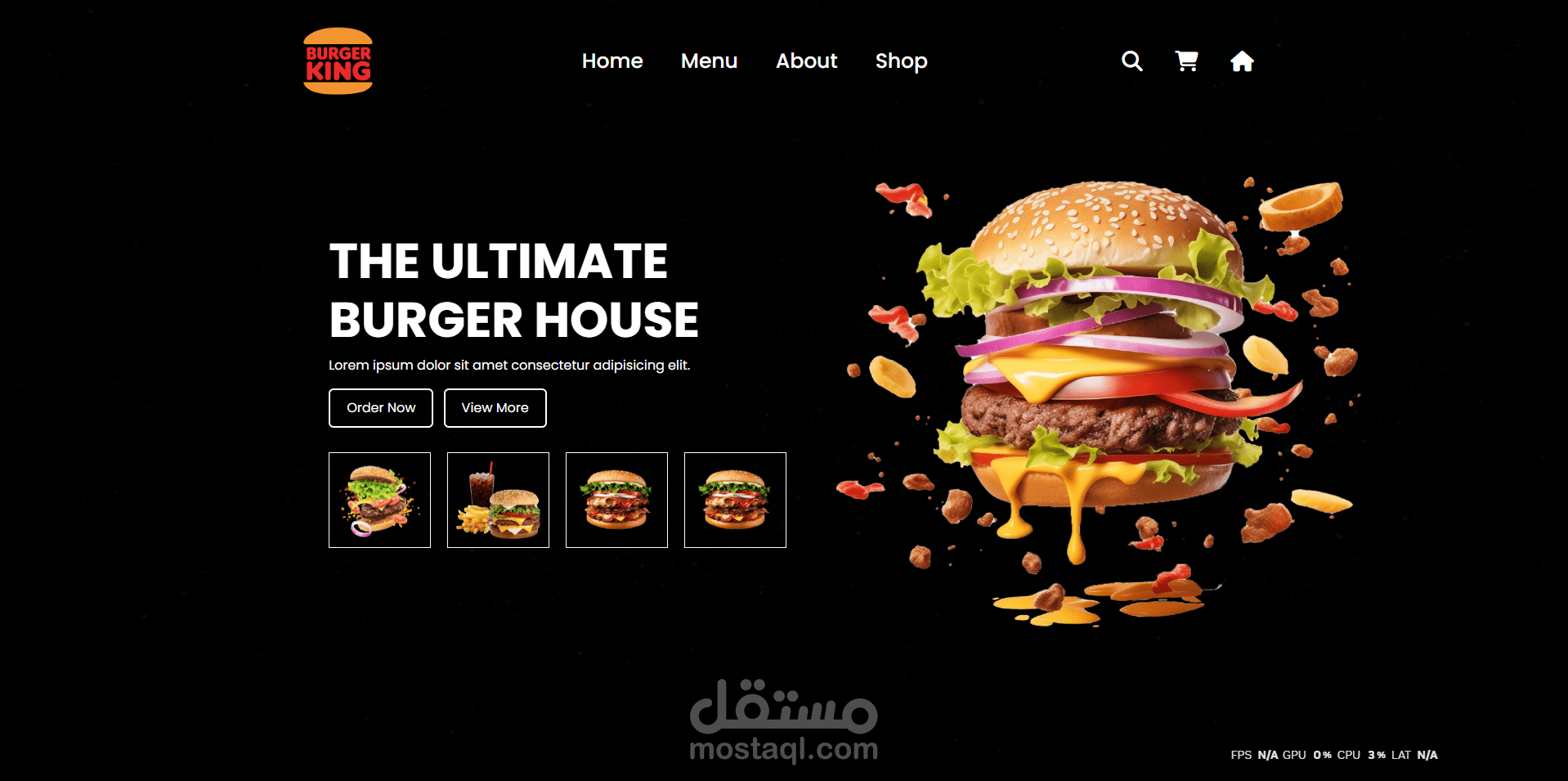 Burger Page