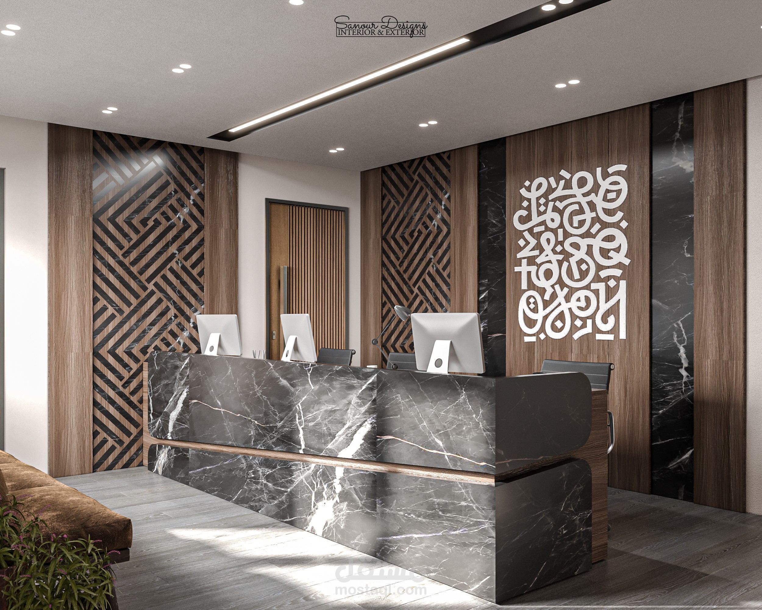 تصميم مكتب استقبال