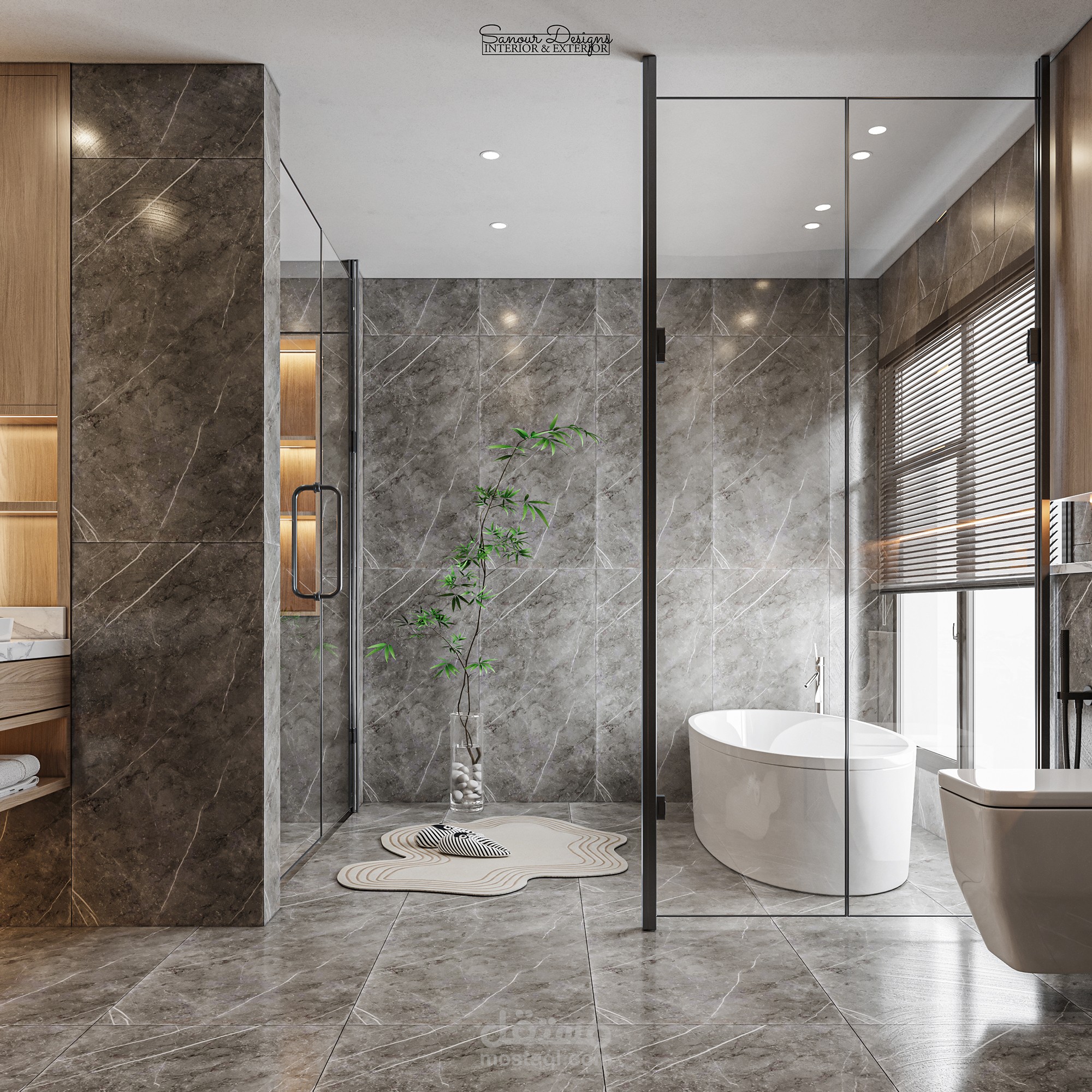 تصميم داخلي لحمام