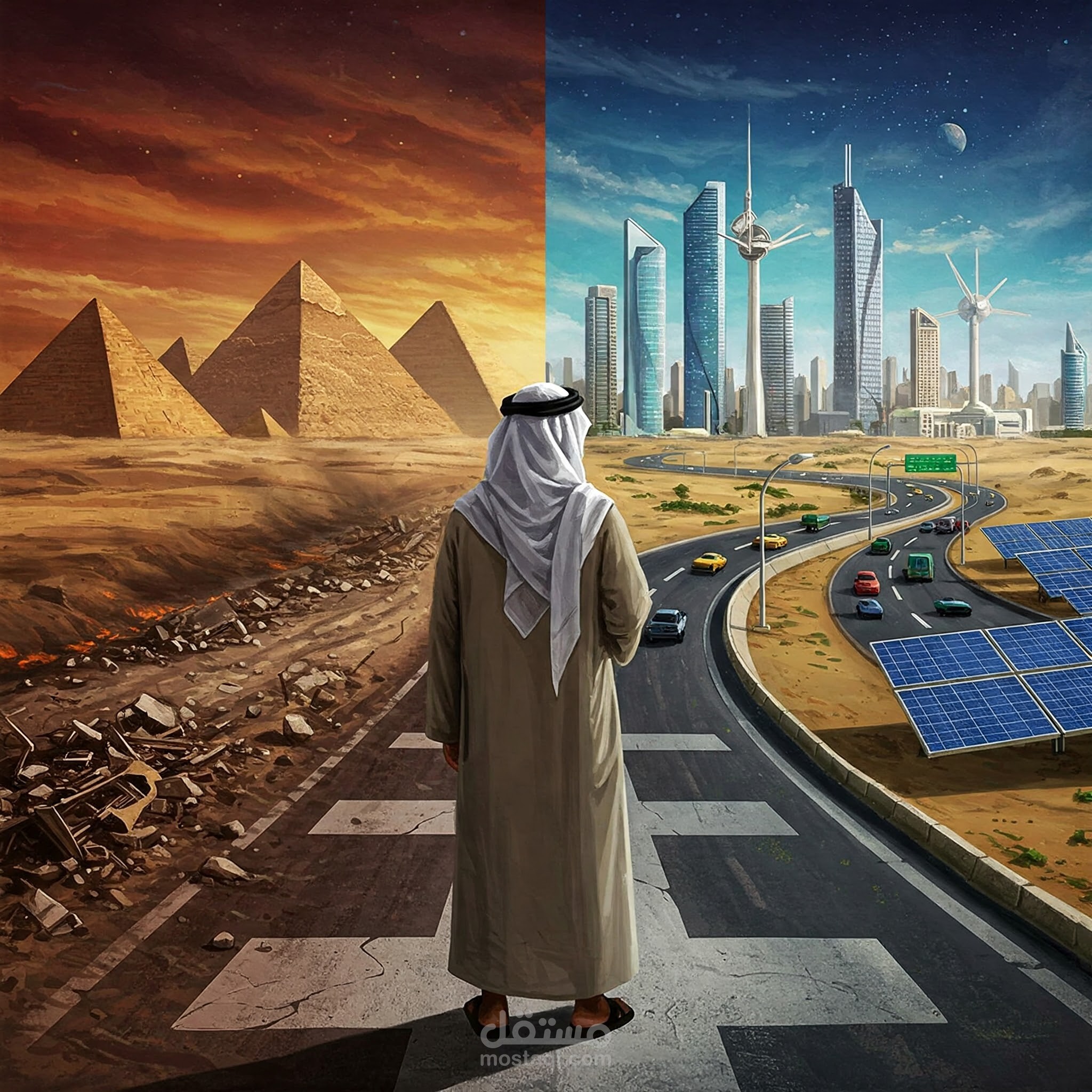 مقال بعنوان :الإنسان العربي بين أزمات الحاضر وفرص المستقبل: هل نصنع التاريخ أم نكتفي بالمشاهدة؟