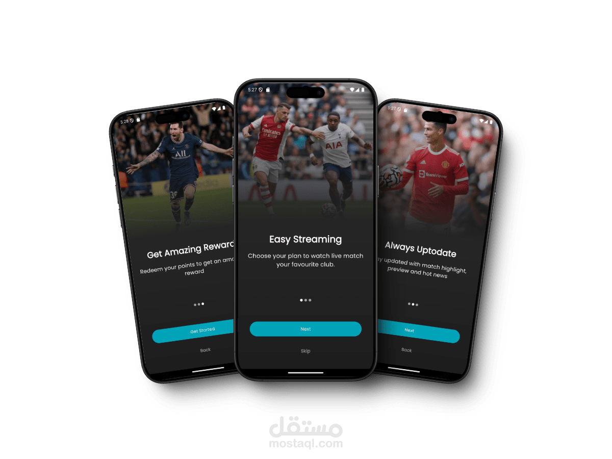 تطبيق لعرض مباريات الفرق العالمية sportyfiy