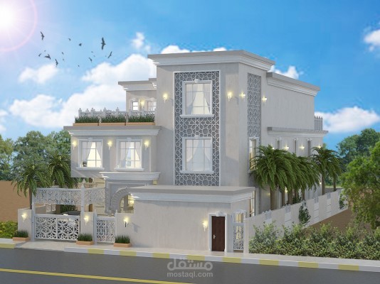 تصميم فيلا سكنية في الرياض