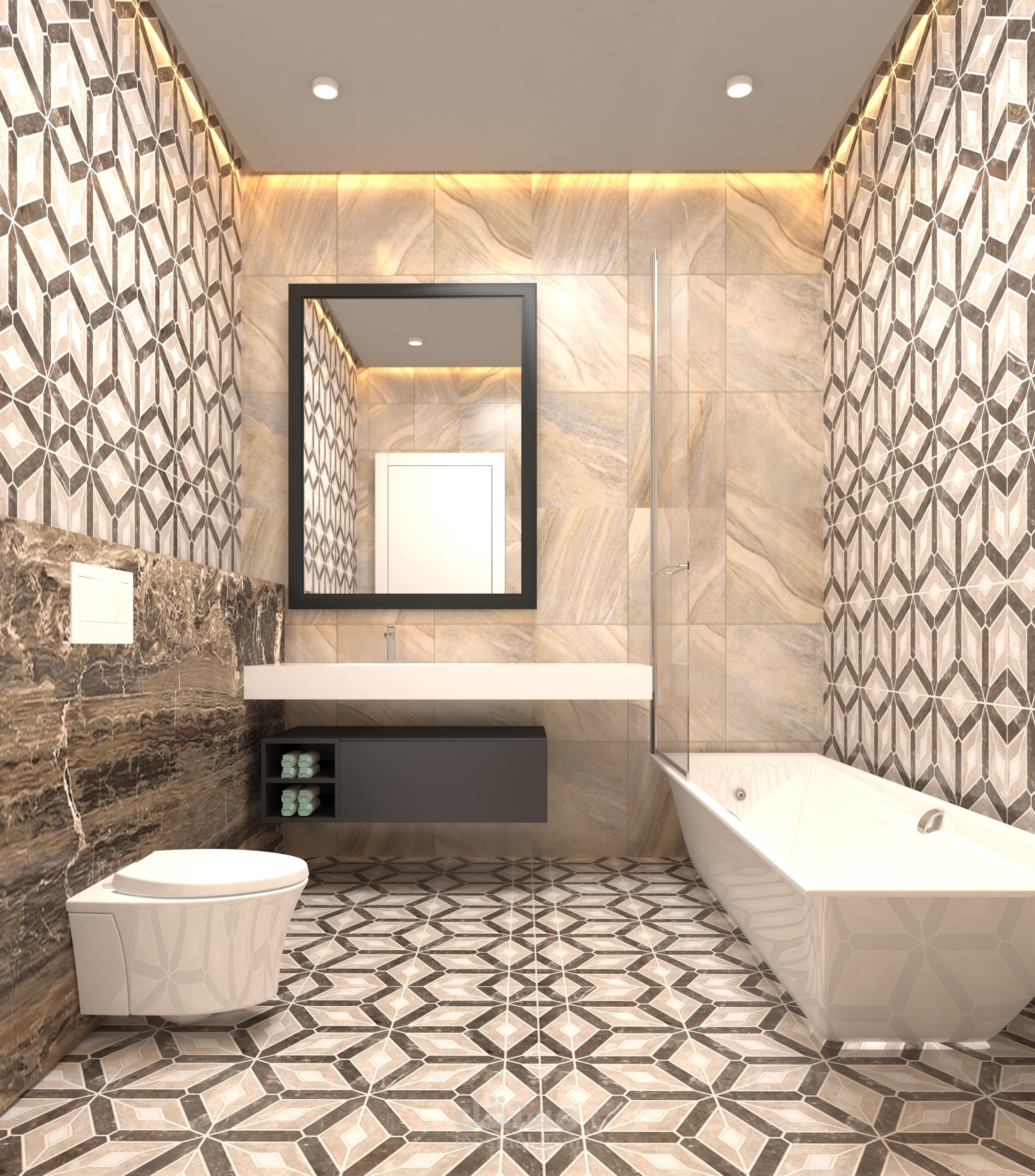 تطبيق ورشة تصميم حمام