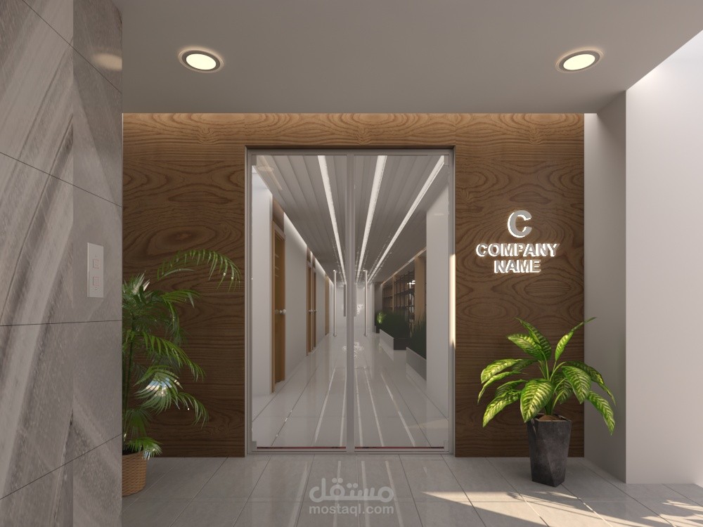 تصميم مجموعة مكاتب