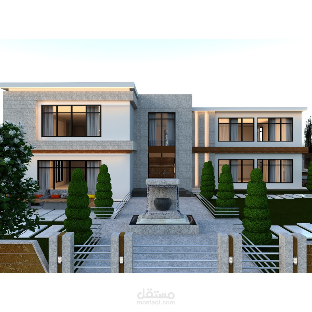 تصميم فيلا في دولة الامارات